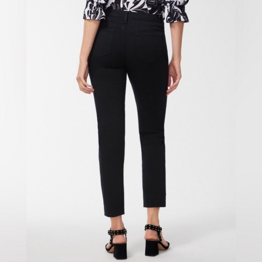 CHICO'S So Slimming Black Ankle Jeans Like New - Picture 4 of 10